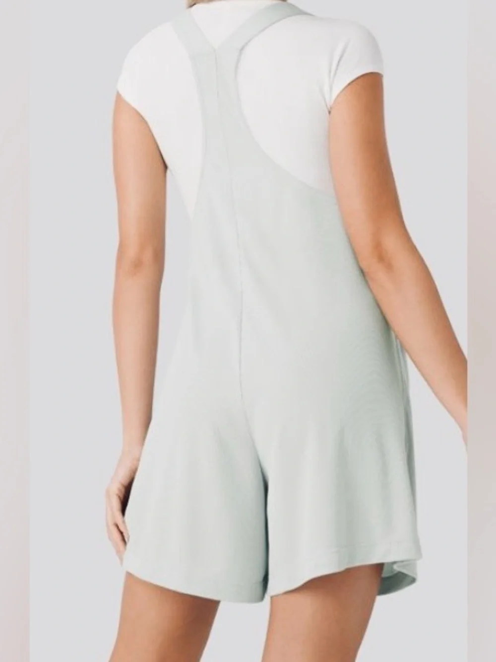 XSMALL.  HALARA WAFFLE OVERALL ROMPER